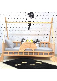 Resim Markaawm Markaawm Nirvana Kuyruklu Yıldız Montessori Yatak Çocuk Karyola Akçaağaç 