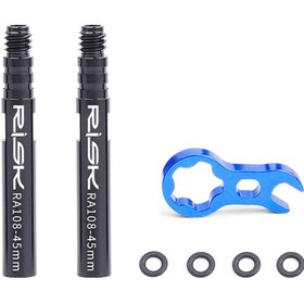 Resim Risk RA108 45mm Sibop Uzatma Aparatı 2li Paket Siyah 