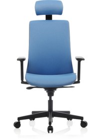 Resim Bürosit Ori 9 Başlıklı Plastik Yönetici Koltuğu 