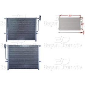 Resim Klıma Radyatoru 563x421x16 Bmw 3 Serısı E46 97-06 8377614 