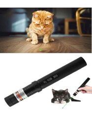 Resim ozbience Şarjlı Metal Kedi Lazer Pointeri, Güçlü Yeşil Renk, USB ile Kolay Şarj 