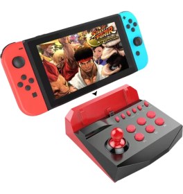Resim Yues Nintendo Switch Arcade Joystick (Fighting Stick) – Switch & Switch Lite Uyumlu 