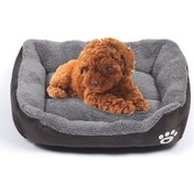 Resim Sunskyy Sunskyy Şeker Renk Dört Mevsim Orijinal Sıcak Pet Köpek Kulübesi Mat Teddy Köpek Mat, Boyut: S, 43 32 10cm Kahve Diğer 