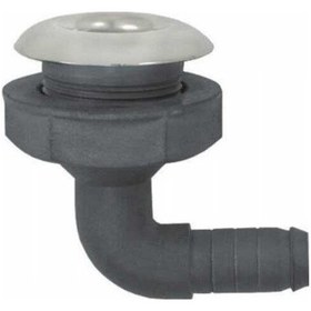 Resim Krom Flanşlı Sintine Çıkışı 3/4'', Dirsek 