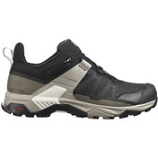 Resim Salomon X Ultra 4 GTX Erkek Ayakkabı Black/Vintage Kaki/Vanilla Siyah - Bej 