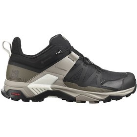 Resim Salomon X Ultra 4 GTX Erkek Ayakkabı Black/Vintage Kaki/Vanilla Siyah - Bej 