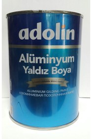 Resim ADOLİN Alüminyum Yaldız Boya Isıya Dayanıklı (SOBA BOYASI) ,0,75 Lt 1kg 