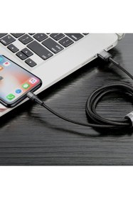 Resim Baseus Cafule 2.4 A Lightning 1 Metre Şarj Kablosu Gri 