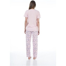 Resim Estiva 22122 Kadın Kısa Kollu Viskon Pijama Takımı 