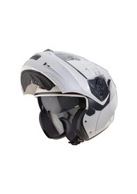Resim Caberg Duke X Çeneden Açılır Motosiklet Kaskı Beyaz 