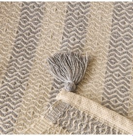 Resim Soft Hill Koltuk Örtüsü - Gri - 115x200 Cm Çok Renkli 