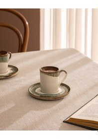 Resim Madame Coco Maure 6 Kişilik 12 Parça Kahve Fincan Takımı - Yeşil 8684427300299 Çok Renkli 