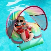 Resim Mambobaby Yüzme Simidi - Gradient, Emniyetli, Gölgelikli ve Ayak Destekli 