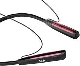 Resim LinkTech H999 Extra Power Bluetooth Kulaklık Neckband Boyun Askılı Mor 
