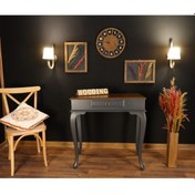 Resim Wooding 80 Cm Çekmeceli Masif Antrasit Ceviz Dresuar (548585898) Ceviz 