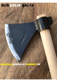 Resim Bcn Dövme Çelik Balta Nacak Dönmeyen Agızlı Balta El Yapımı 