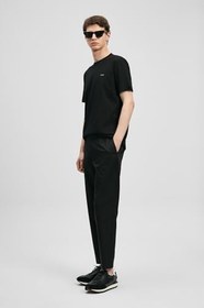 Resim Lufian Erkek Bran Modern Grafik T-Shirt 111020321 Siyah 