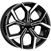 Resim R1 Wheels 17 inç 5*100 ET45 Parlak Siyah Jant Takımı (J-1183) 