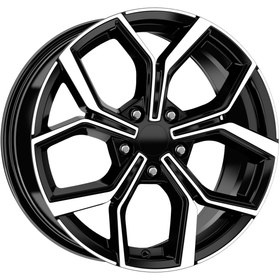 Resim R1 Wheels 17 inç 5*100 ET45 Parlak Siyah Jant Takımı (J-1183) 