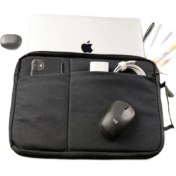 Resim Jonesuu Macbook Air Pro 13 13.3 14 Inç Darbeye Karşı Korumalı Su Geçirmez Kılıf Füme 