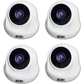 Resim 5mp Lensli 1080p Fullhd AHD Gece Görüşlü İç Mekan Güvenlik Kamerası 4 Adet D-2026HD4 