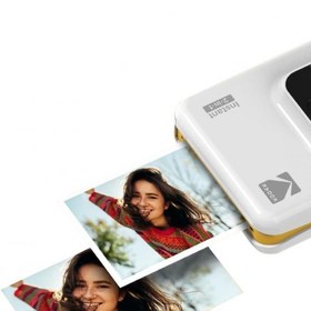 Resim Kodak Mini Shot Combo 2 Anında Baskı Dijital Fotoğraf Makinesi + Yazıcı (Beyaz) 