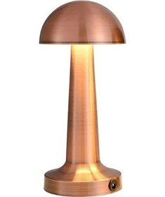 Resim Cata Şarjlı Ledli Lizbon Masa Lambası 3 Renk Işık Abajur Çok Renkli 