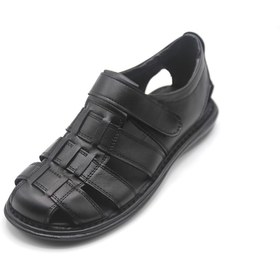 Resim Castle Black 8520 Erkek Deri Sandalet 