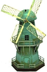 Resim Dekoratif Metal Yel değirmeni Kumbara C0301-1 