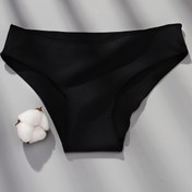 Resim 1 adet Kadınlar için Yumuşak Düşük Bel Bikini Külotu - Dikişsiz, Nefes Alabilen, Esnek ve Rahat Kırmızı İç Çamaşırı, Nefes Alabilen Külotlar | Dikişsiz Tasarım | Karışımlı Kumaş 