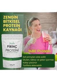 Resim Pirinç Proteini Tozu 250 G // Yüksek Protein Oranı // %80 Protein 