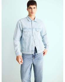 Resim Defacto Regular Fit Jean Ceket F4741ax25aunm39 Mavi 