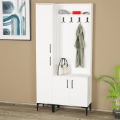 Resim Kalender Dekor Rose-1-3 Portmanto Vestiyer Ayakkabılık RS01 