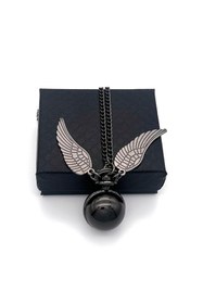 Resim valkyrie Harry Potter Quidditch Snitch Topu Model Kolye Köstekli Saat 
