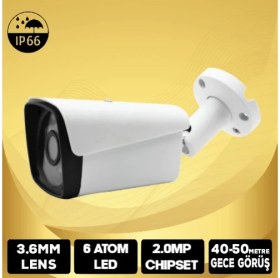 Resim Clk C-300 2MP Full HD 6 Atom LED Gece Görüşlü Bullet Kamera 