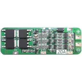 Resim 3S 20A Bms Pil Şarj Koruma Kartı Lityum Lipo Batarya 18650 Li-On 