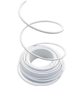 Resim Wezone Dekoratif Pvc Büküm Tüpü, 12x16mm, 5 Metre, Beyaz - Çiçek Düzenleme Ve Düğün Süslemeleri İçin 