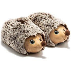 Resim Twigy Kirpi 23 Kadın Hayvanlı Panduf Kahve 36/41 CC0650 