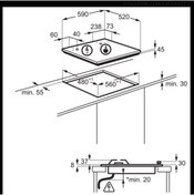 Resim Electrolux KGG6436W GOG Line Beyaz Wok Gözlü Cam Ankastre Ocak 