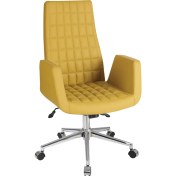 Resim Uzay Ofis Solid Müdür Koltuğu - Sarı 