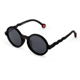 Resim Olivio&Co Classic Round Çocuk Güneş Gözlüğü - Squid Black 