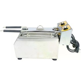 Resim Elektirikli Firitöz 3+3 Lt Patates Kızartma Makinesi 