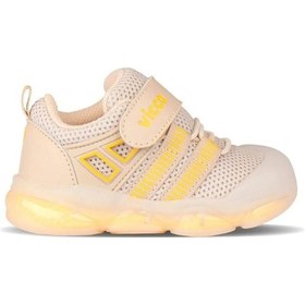 Resim Vicco Orante Ortopedik Unisex Bebek Bej Işıklı Sneaker Bej 