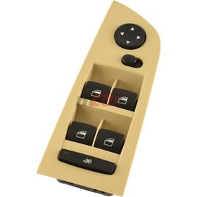 Resim Kraw An-3514f Cam Acma Anahtarı Sol Dortlu Katlanmaz Bej Cercevelı Bmw E90 E91 