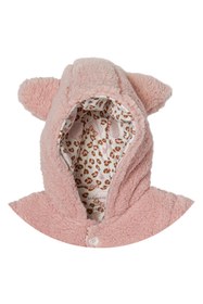 Resim andywawa Kız Bebek Leopar Desenli Pembe Yumuşak Mont Ac22078rep 