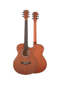 Resim Midex Phx-187 Masif Ağaç Akustik Gitar 4/4 Yetişkin Boy Çanta 