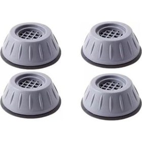 Resim STOREMAX trendflare Gürültü ve Titreşim Önleyici Makine Ayakları, 4’lü Kaymaz Stoper Ayak Seti, Çamaşır, Kuru 