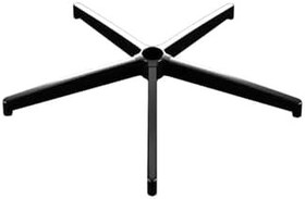 Resim Oyuncu Ofis Çalışma Koltuğu Uyumlu Siyah 67cm Metal Yıldız Ayak 