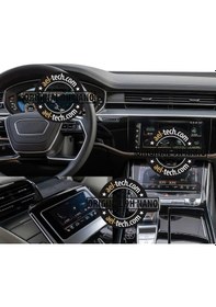 Resim Audi A8/a8l Navigasyon,dijital Gösterge,klima Kontrol Ve Arka Tablet Uyumlu 9h Nano Ekran Koruyucu 4 