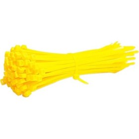 Resim Kablo Bağı Cırt Plastik Kelepçe Sarı Karşık Set 500 Adet 